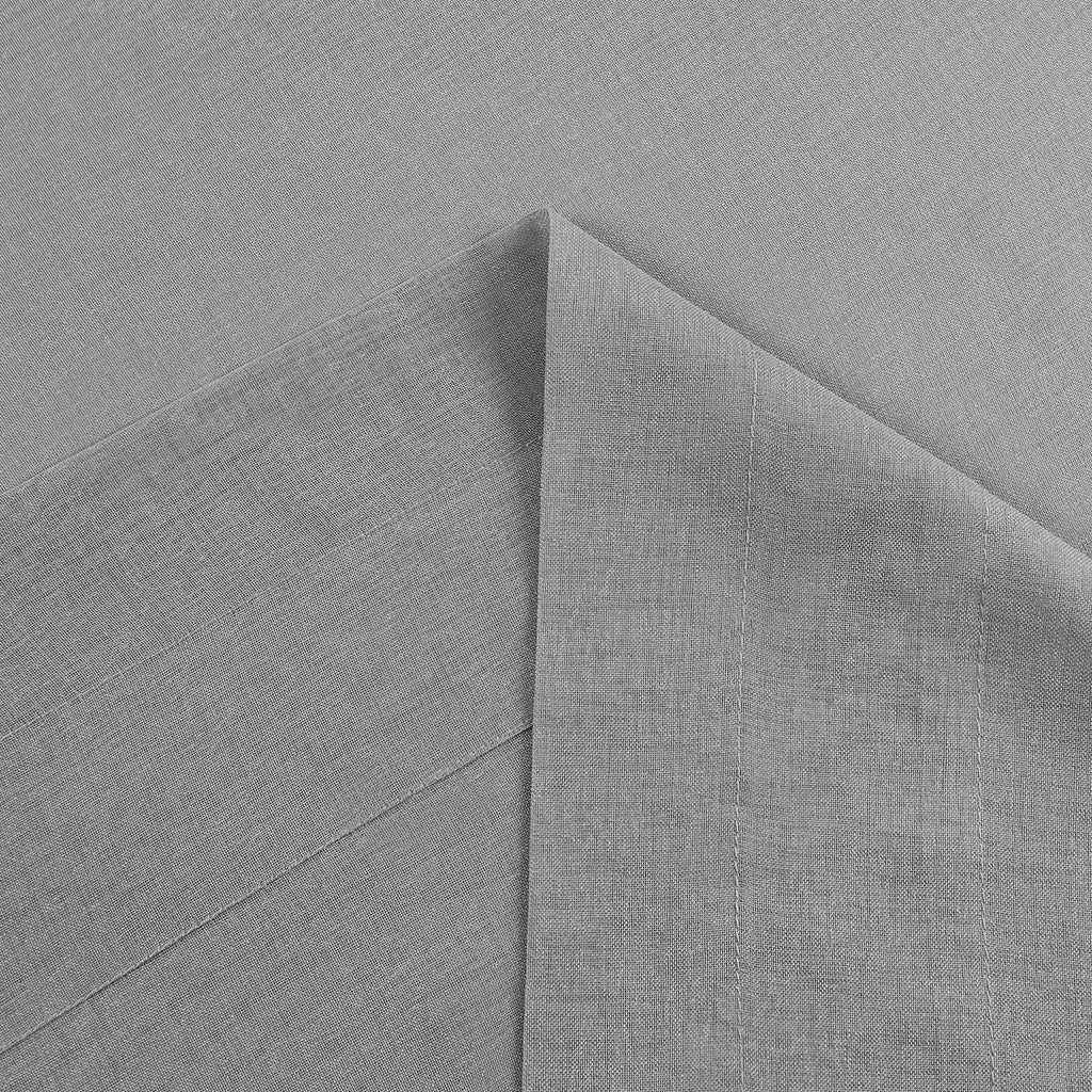 Dwcn Grey Sheer Curtains Semi Transparent Voile Rod Pocket Curtains For Bedroom And Living Room, 52 X 84 Inches Long, Set Of 2 P