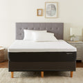 Amazon Basics Gel Memory Foam Mattress, Firm, Cooling, King Size Mattress, CertiPUR-US Certified Foam, 80 x 76 x 12 inches, Whit