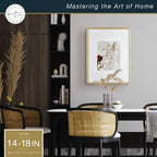Mcs Master & Co. Foundry Metal Gallery Wall Frame, Brass, 14 X 18 In Matted To 8 X 10 In