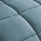 Chezmoi Collection China Blue Down Alternative Comforter Queen - 3-Piece Lightweight Comforter Set - All Seasons Microfiber Comf