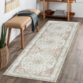 Lahome Oriental Kitchen Runner Rug,2x6 Washable Runners for Hallways Non-Slip Bathroom Rug Runner 6ft,Ultra-Thin Soft Indoor Rug