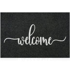 Mwazzll Large Welcome Door Mat Outdoor Indoor Non Slip Doormat 36'X24' Low-Profile Super Absorb Mud Easy To Clean Front Door M
