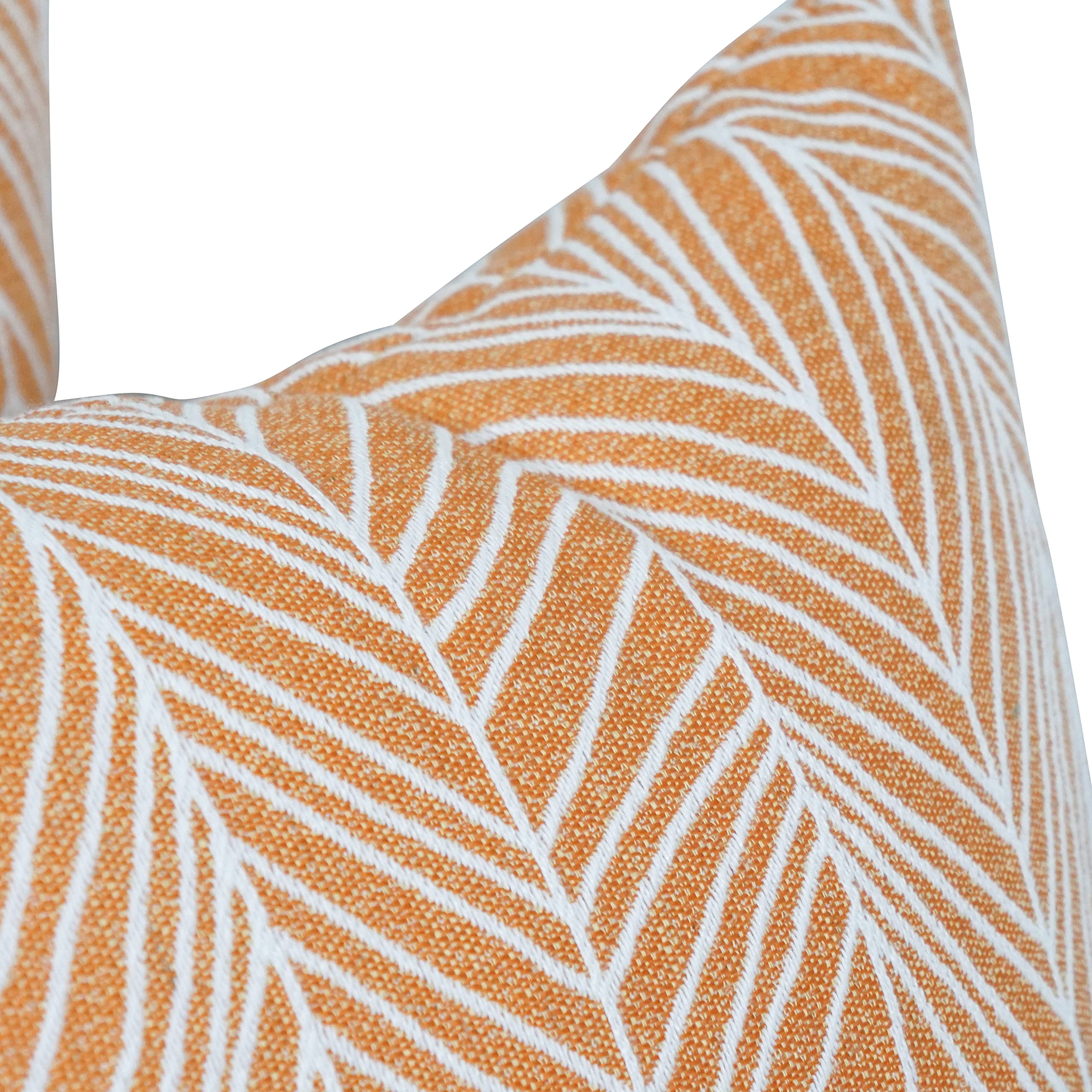 Blazing Needles Square Polyester Jacquard Throw Pillows, 17", Demeter Bitter 2 Count