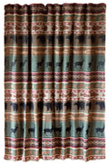 Carstens Skagit River Shower Curtain, Green