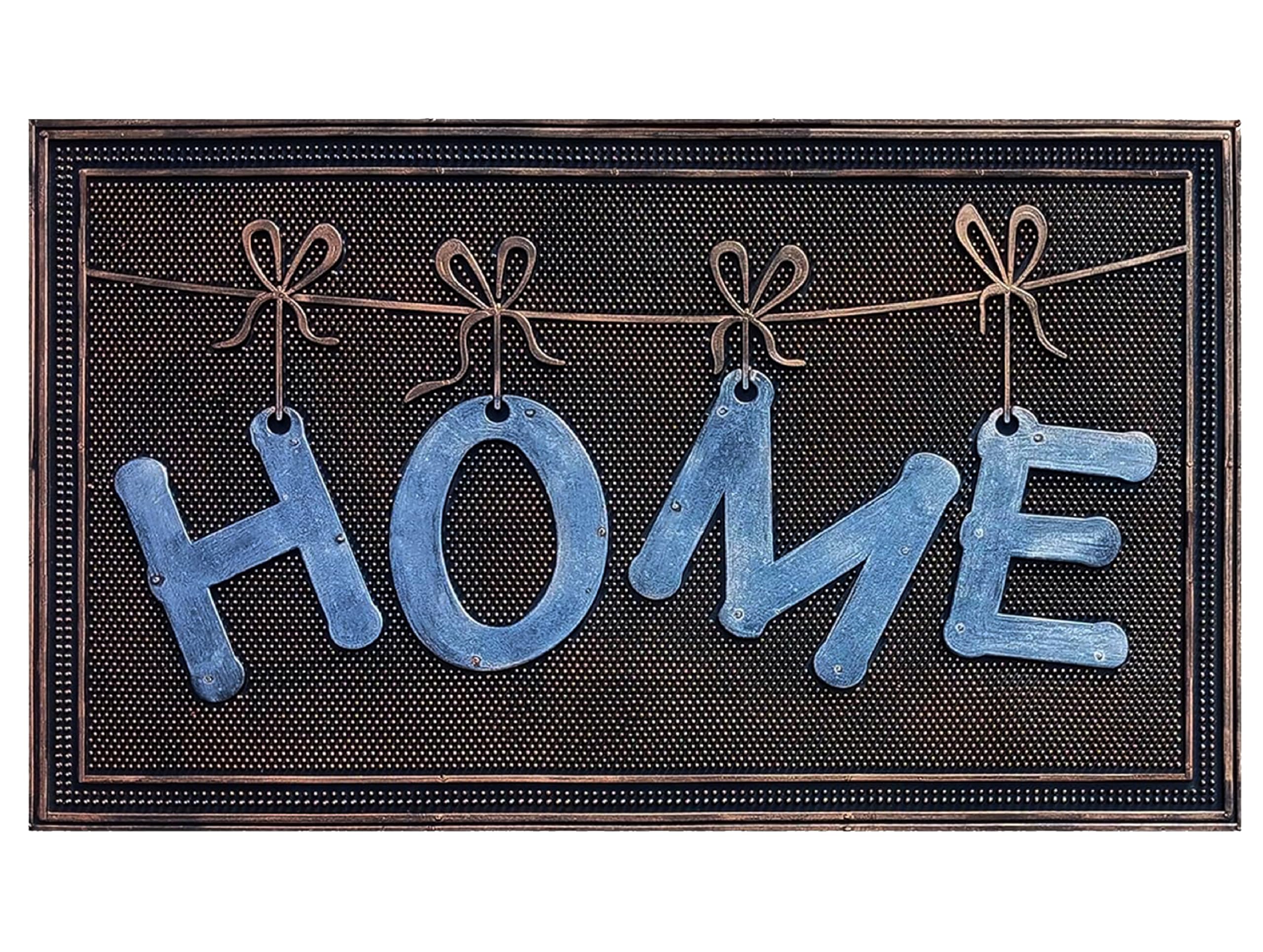 A1HC Rubber Pin Home Welcome Door Mats 18X30 for Outdoor Entrance,Fun Designed Floor Mat, Welcome Mats for Front Door Indoor Non