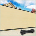 ColourTree Customized Size Fence Screen Privacy Screen Beige 5 x 1 - Commercial Grade 170 GSM - Heavy Duty - 3 Years Warranty 