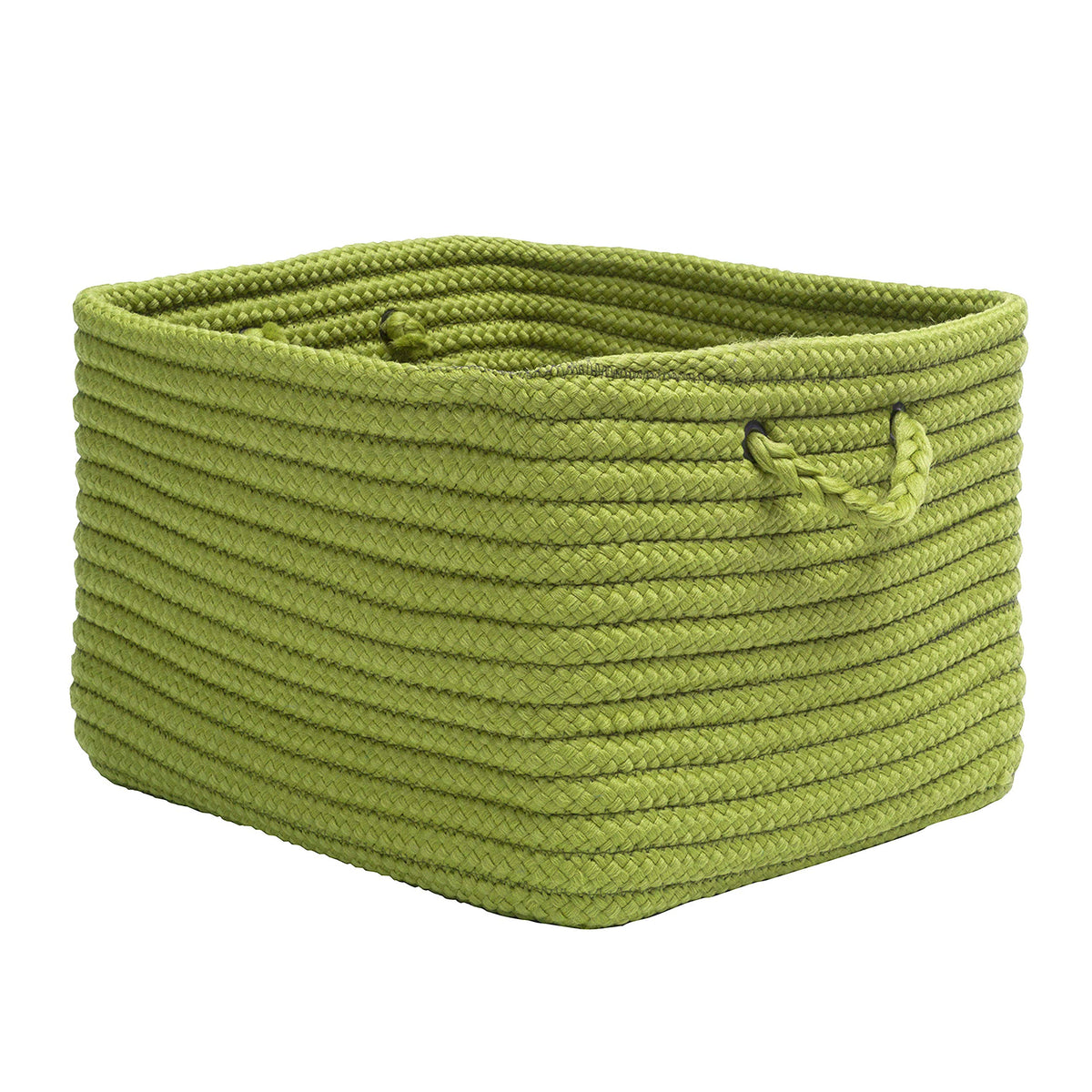 Colonial Mills Modern Farmhouse Home Basket, 14&quot;X8&quot;X10&quot;, Pea Green