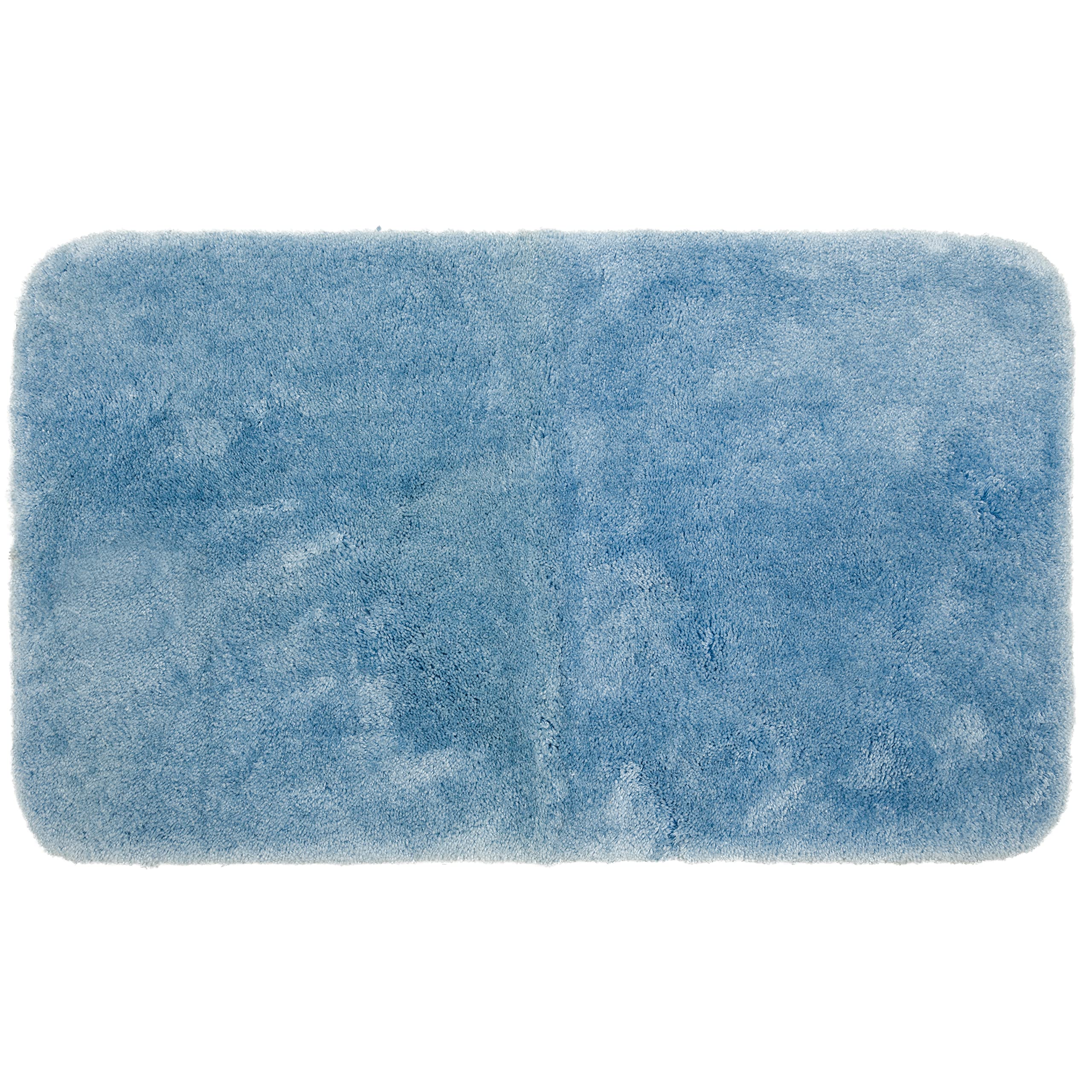 Mohawk Home Machine Washable Royal Bath Mat, Wedgewood Blue (1' 5' x 2')