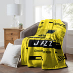Northwest Nba Utah Jazz Raschel Throw Blanket, 60' X 80', Digitize