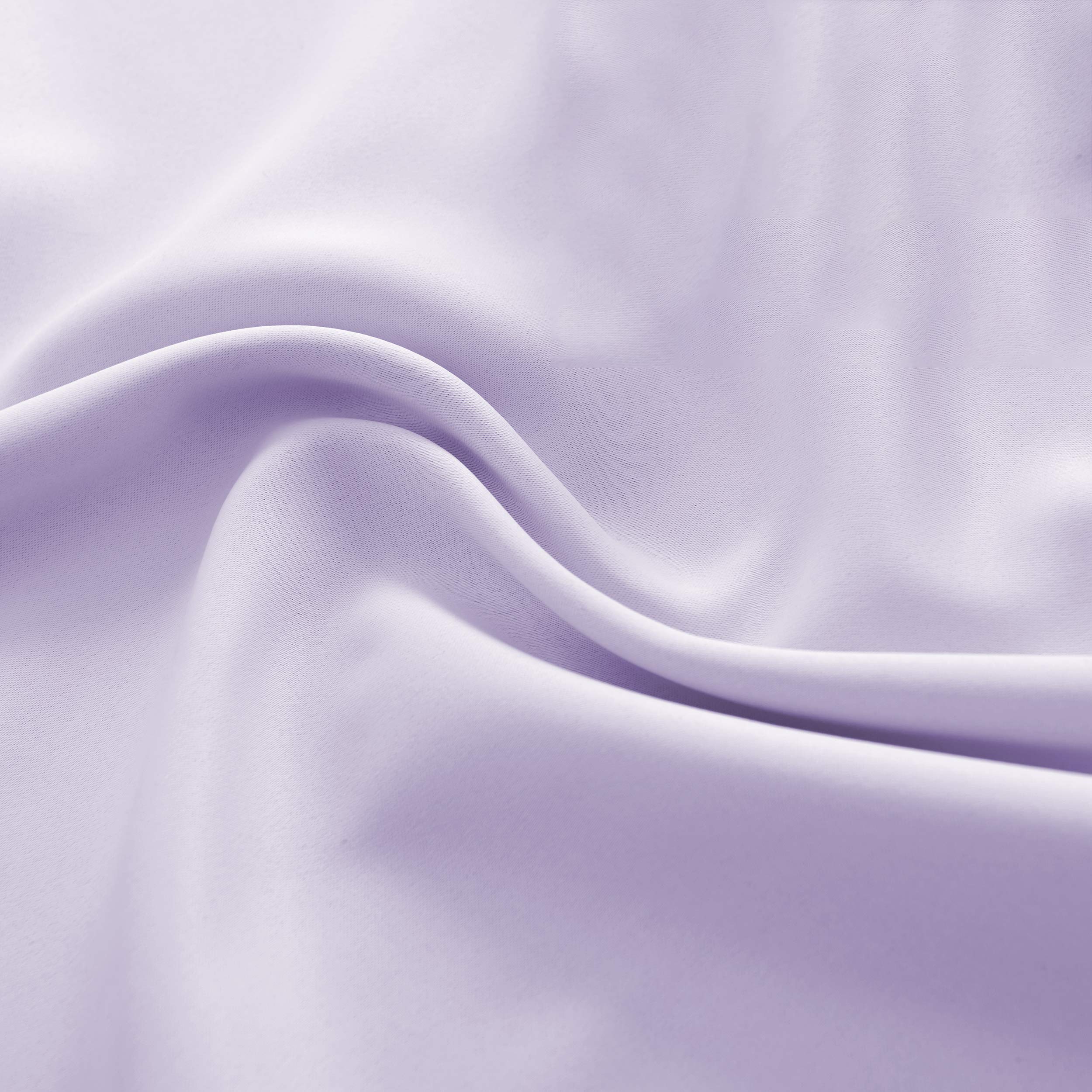 Donren Lilac Valances For Bedroom - Room Darkening Window Curtain Valances With Rod Pocket (42 By 18 Inch,2 Panels)