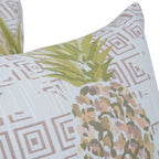 Blazing Needles Square Polyester Jacquard Throw Pillows, 17", Zeena Blush 2 Count