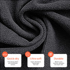 Tasalon Microfiber Hair Towel - 10 Pack - Salon Towels - Quick Dry Microfiber Towels - 29 X 16 Inches Ultra-Soft Microfiber Towe