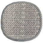Modway Endeavor Wicker Rattan Aluminum Glass Outdoor Patio Side End Table in Gray