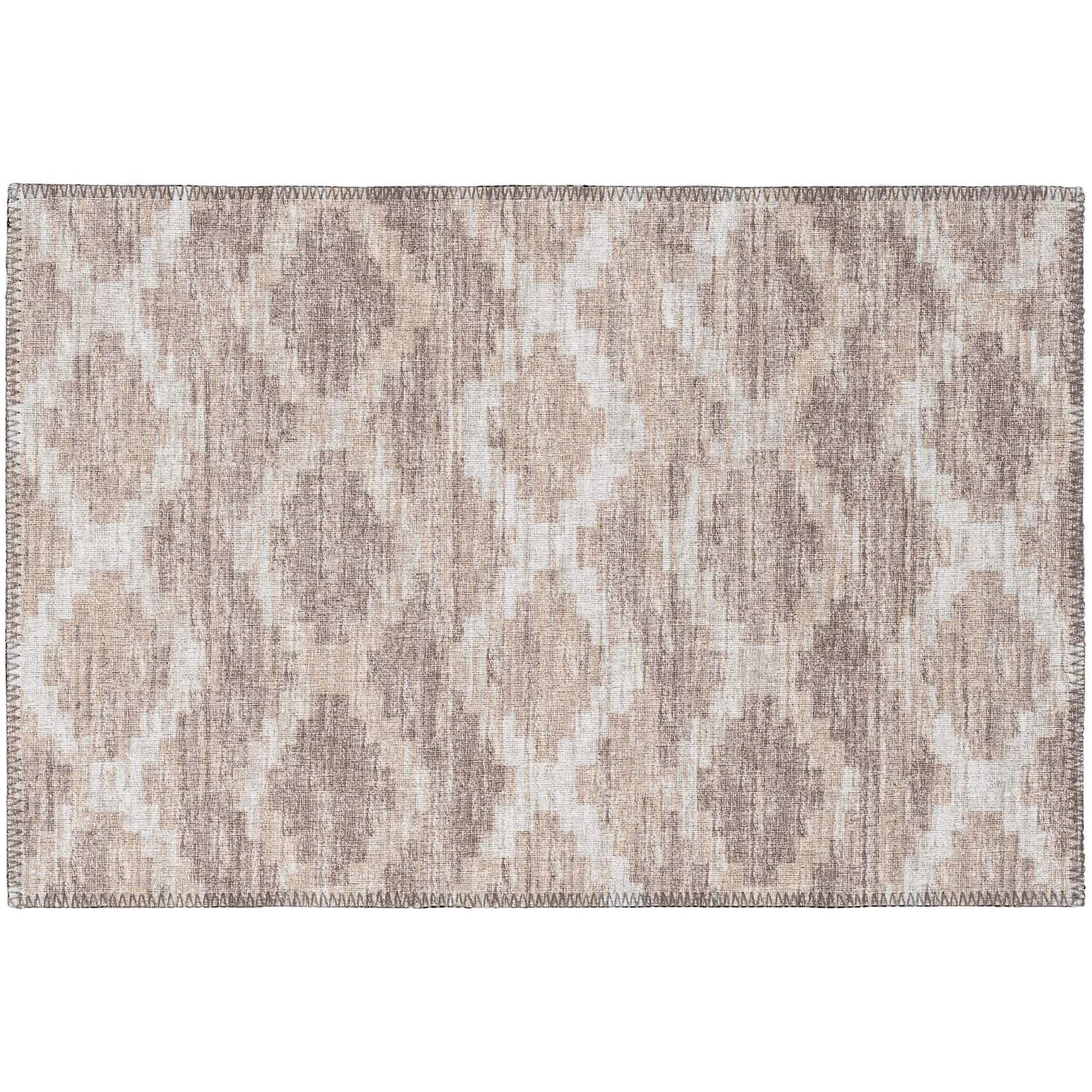 Sedona Sn9 Beige Bohemian Rug Rectangle 5' X 7 ' 6"