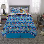 Franco Paw Patrol Kids Bedding Super Soft Comforter And Sheet Set With Sham, 7 Piece Queen Size, (Official Licensed Product)