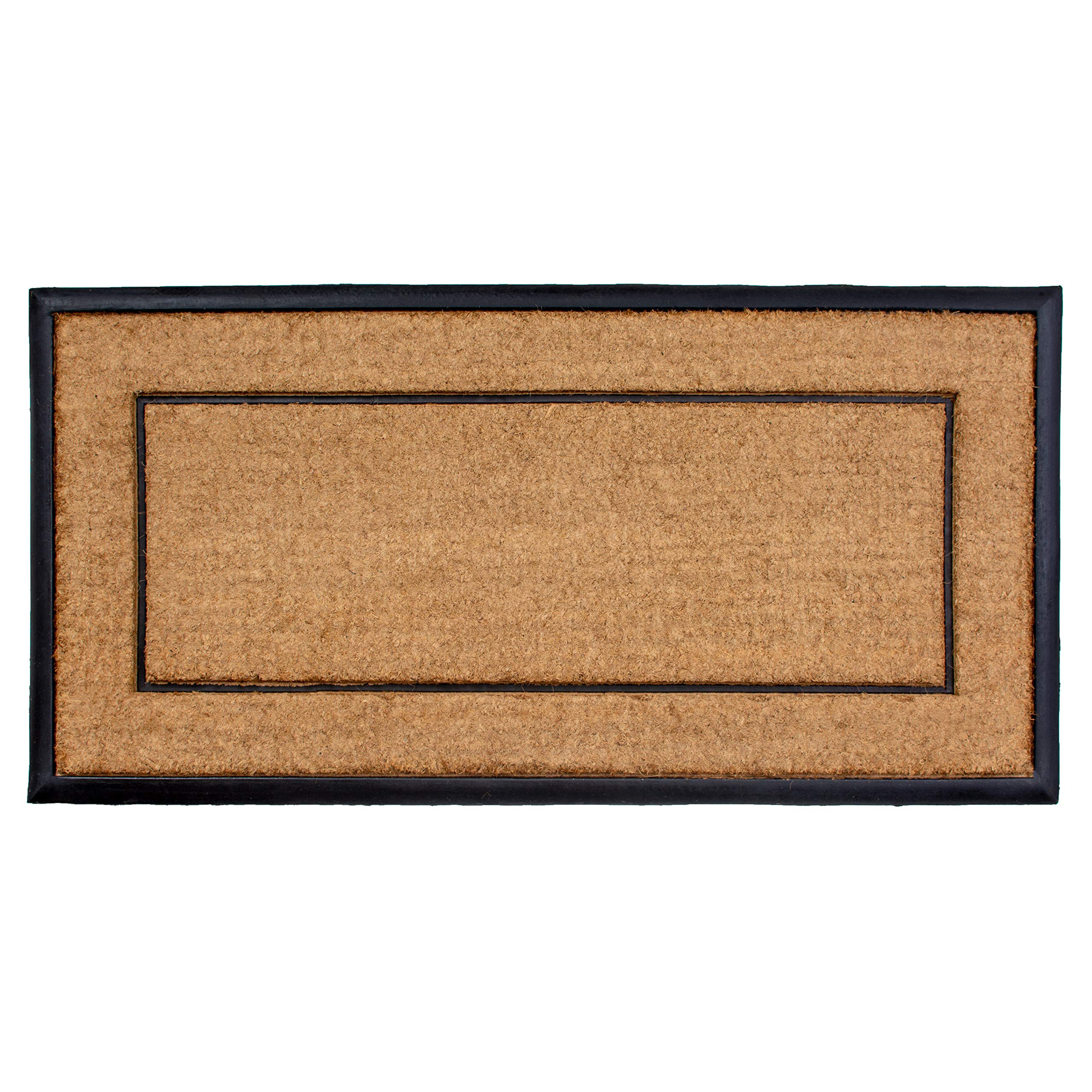 Calloway Mills Az101632448Np Maxen Doormat, 24' X 48', Natural/Black