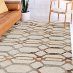 Dalyn Rug Carmona Co7 Linen 3'1' X 5' Rectangle Soft Area Rug, Easy Clean, Non Shedding, Bedroom, Entry, Living Room, Dining Ro