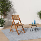 Commercial Seating Products Bamboo Folding Chairs, 1-Pack, Wood