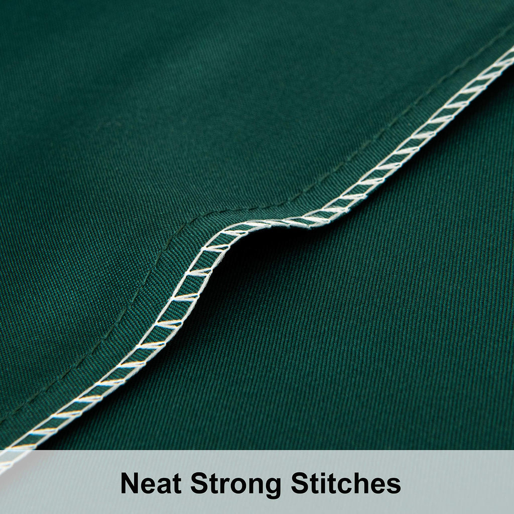 Ntbay 2 Pack Satin Queen Pillowcases For Hair And Skin, Luxurious And Silky Pillow Cases With Envelope Closure, 20X30 Inches, Dark Green