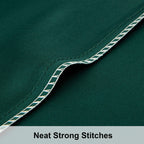 Ntbay 2 Pack Satin Queen Pillowcases For Hair And Skin, Luxurious And Silky Pillow Cases With Envelope Closure, 20X30 Inches, Dark Green