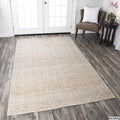 Rizzy Home Alora Decor Harlem 3' X 5' Chevron Natural/Gray/Rust/Blue Hand-Woven Area Rug