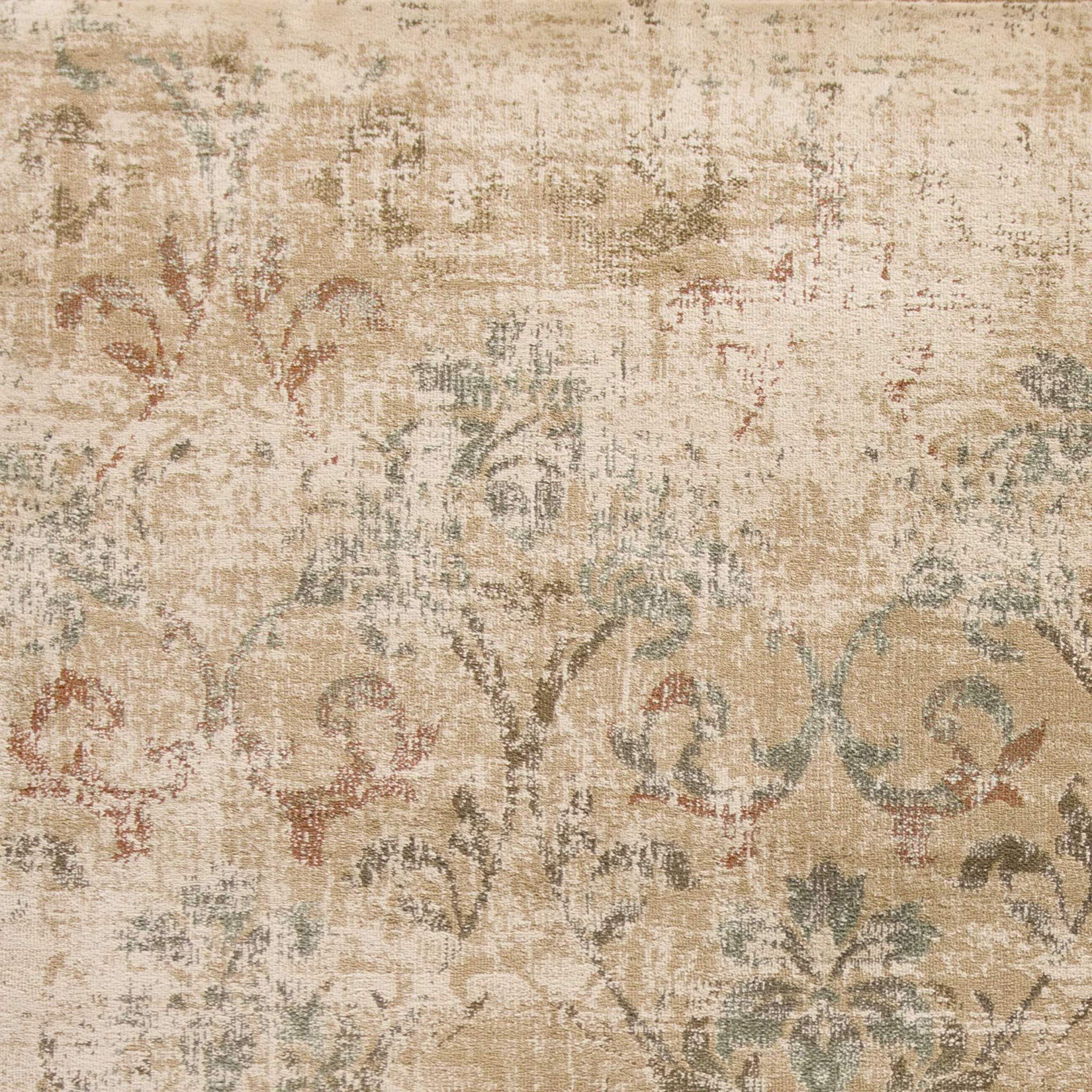 HomeRoots Decor 3'3-inch x 4'11-inch Polypropylene Champagne Area Rug