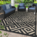 Genimo Outdoor Rug For Patio Clearance,9'X12' Waterproof Large Mat,Reversible Plastic Camping Rugs,Rv,Porch,Deck,Camper,Balcony,