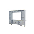 Acme House Marchese Wooden Storage Entertainment Center in Pearl Gray