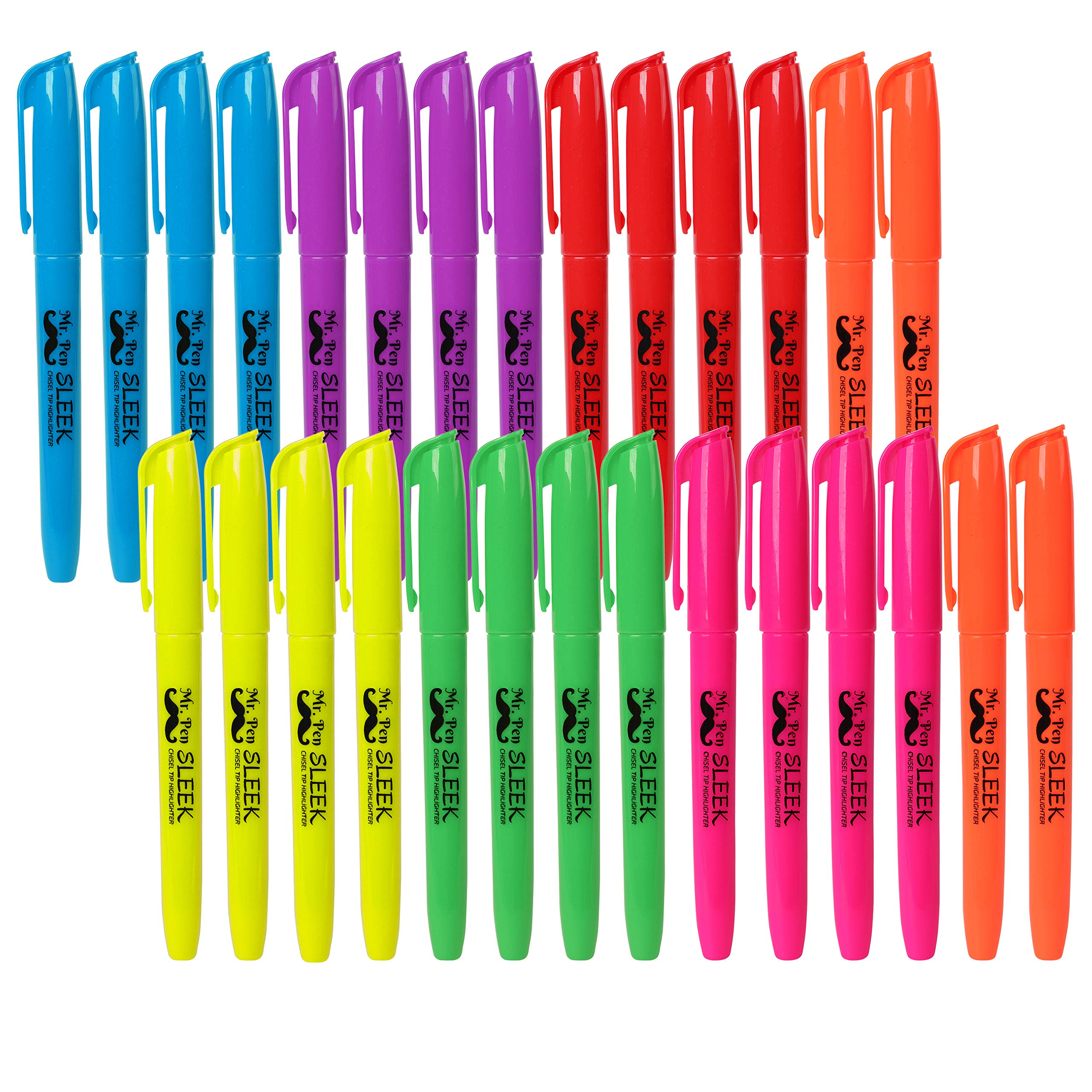 Mr. Pen Highlighters, Assorted Colors, Pack Of 28