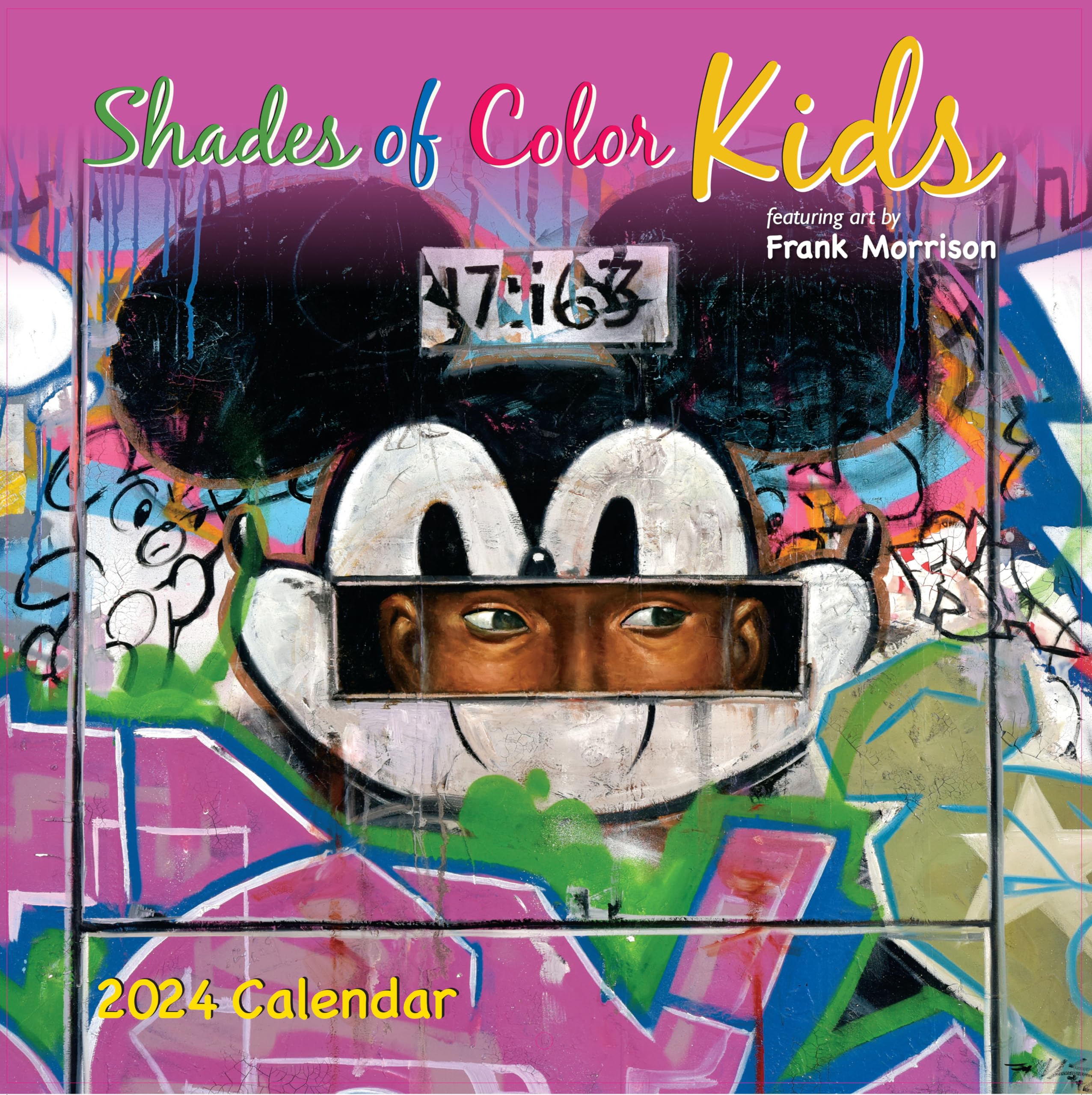 2024 African American Monthly Wall Calendar, Shades Of Color: Kids, Highlighting Black Culture Through Beautiful Art, 12 By 12 I