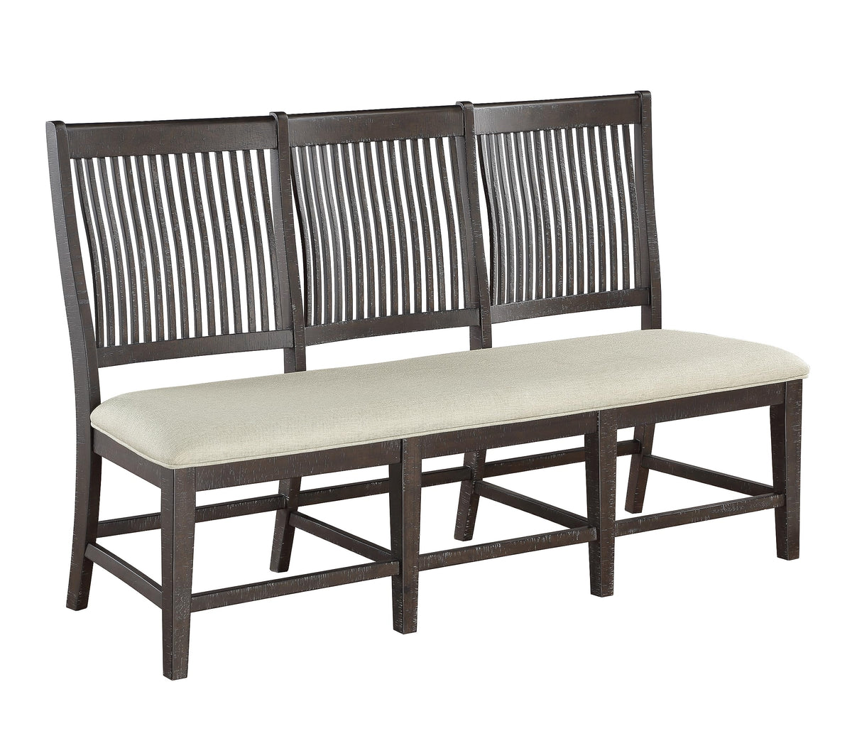 Best Quality Furniture D160 Dining Bench, Brown/Beige