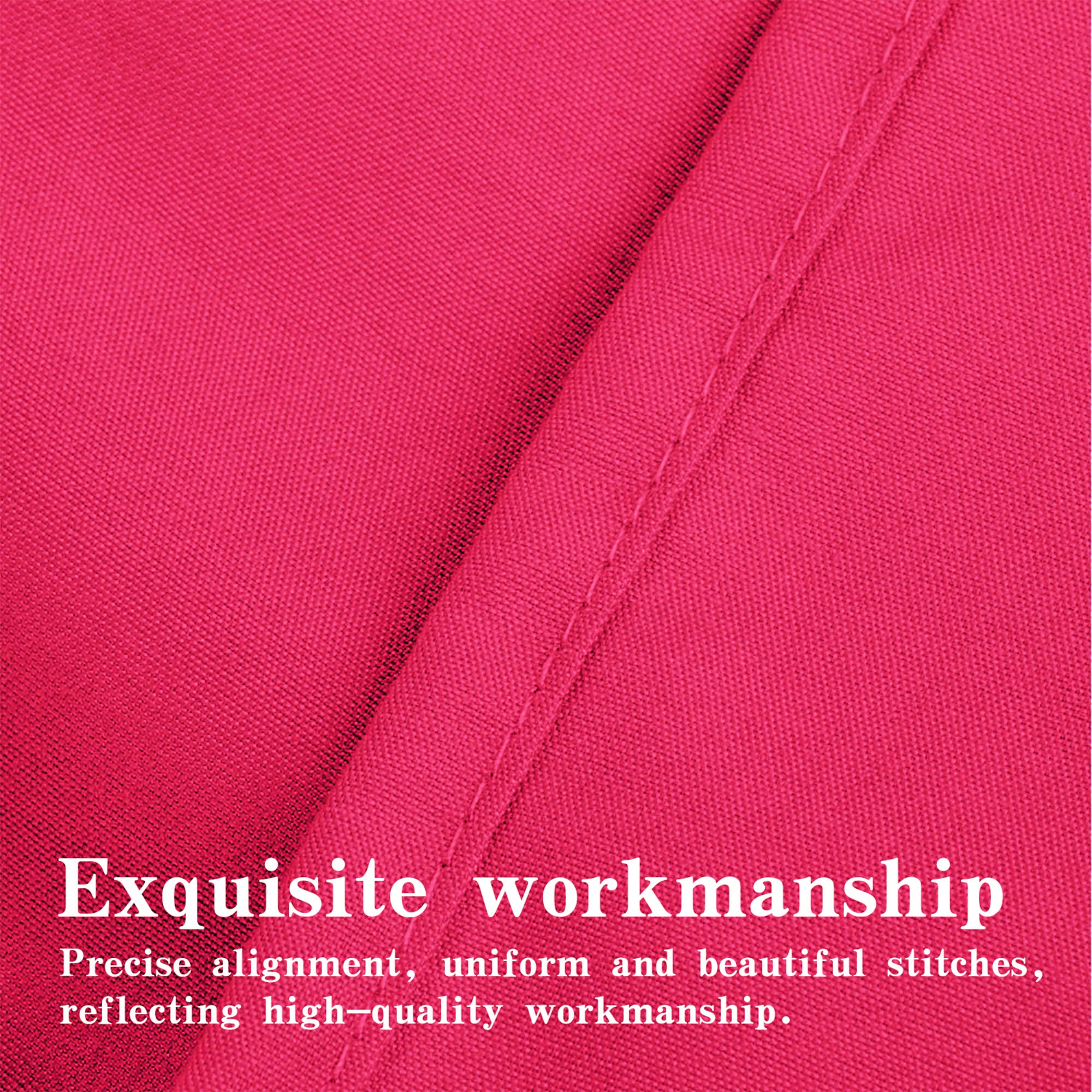 Ntbay 100% Brushed Microfiber King Pillow Shams Set Of 2, Super Soft And Cozy, Wrinkle, Fade, Stain Resistant 20X36 Inches Oxford Pillowcases, Magenta