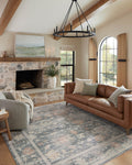 Loloi Magnolia Home by Joanna Gaines x Millie Blue/Multi 2-3 x 3-10 Accent Rug