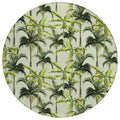 Dalyn Rugs Tropics Tc10 Green 8' X 8' Indoor Outdoor Round Rug, Easy Clean, Machine Washable, Non Shedding, Bedroom, Living Room, Dining Room, Kitchen, Patio Rug