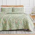 Southshore Fine Living, Inc. Oversized King Quilt Bedding Set, Jacobean Willow Floral Quilt Set With 2 Matching Pillow Shams, Li