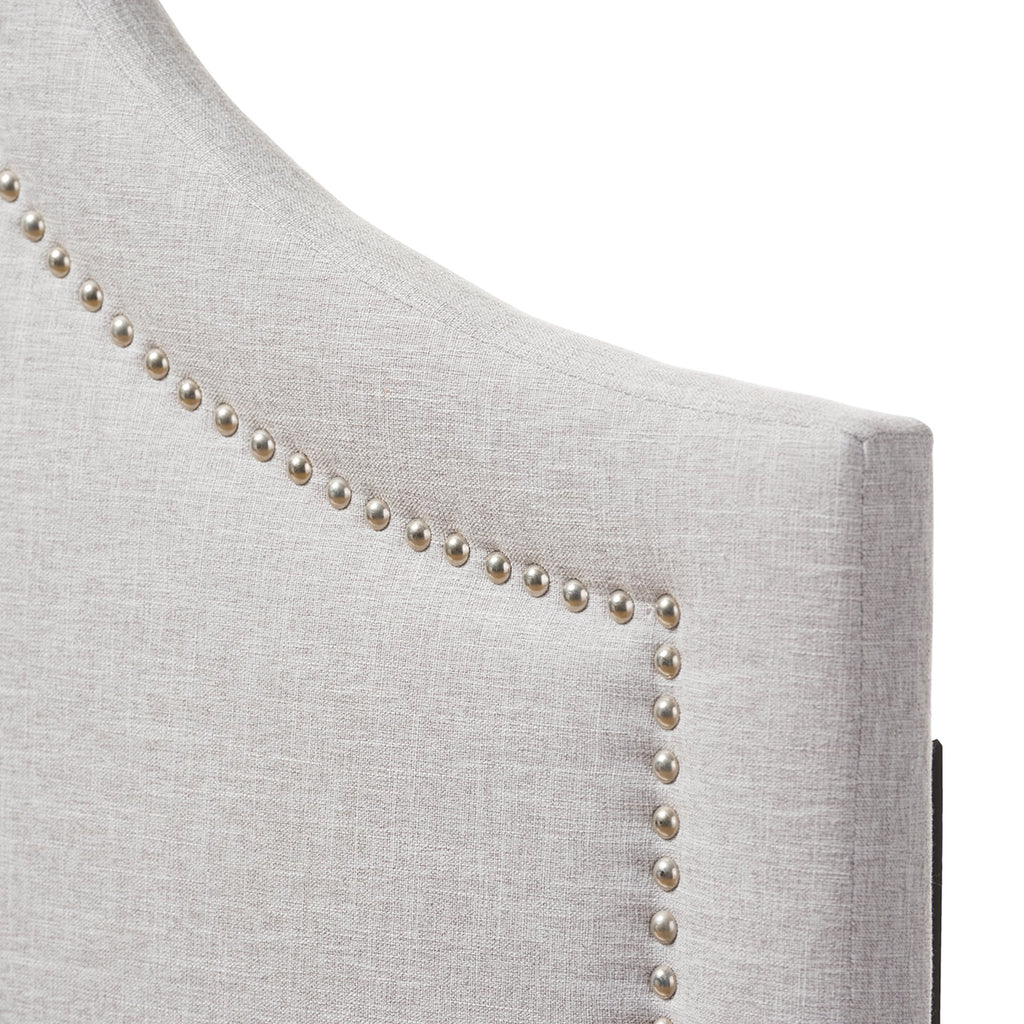 Baxton Studio Jardan Headboard, Full, Greyish Beige
