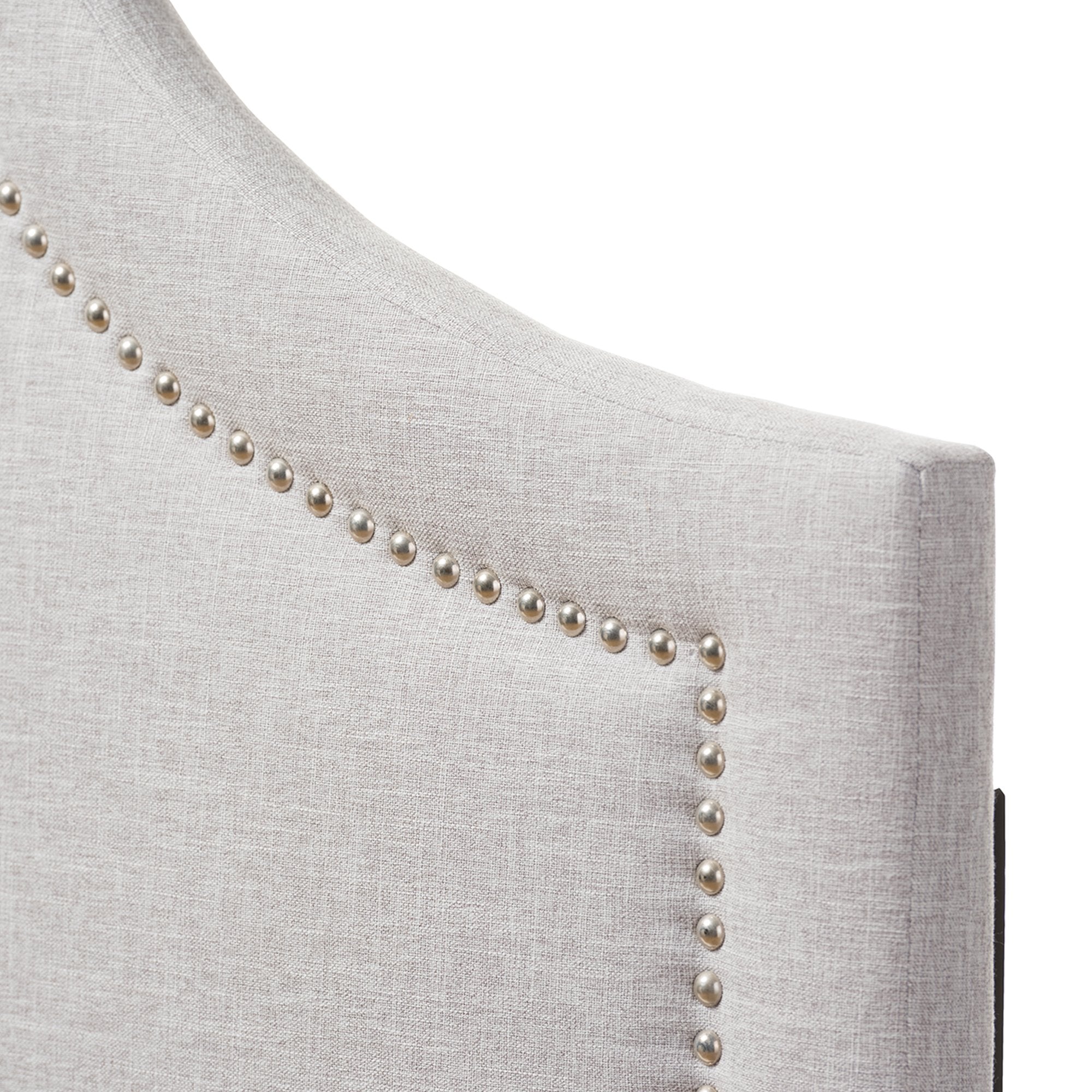 Baxton Studio Jardan Headboard, Full, Greyish Beige