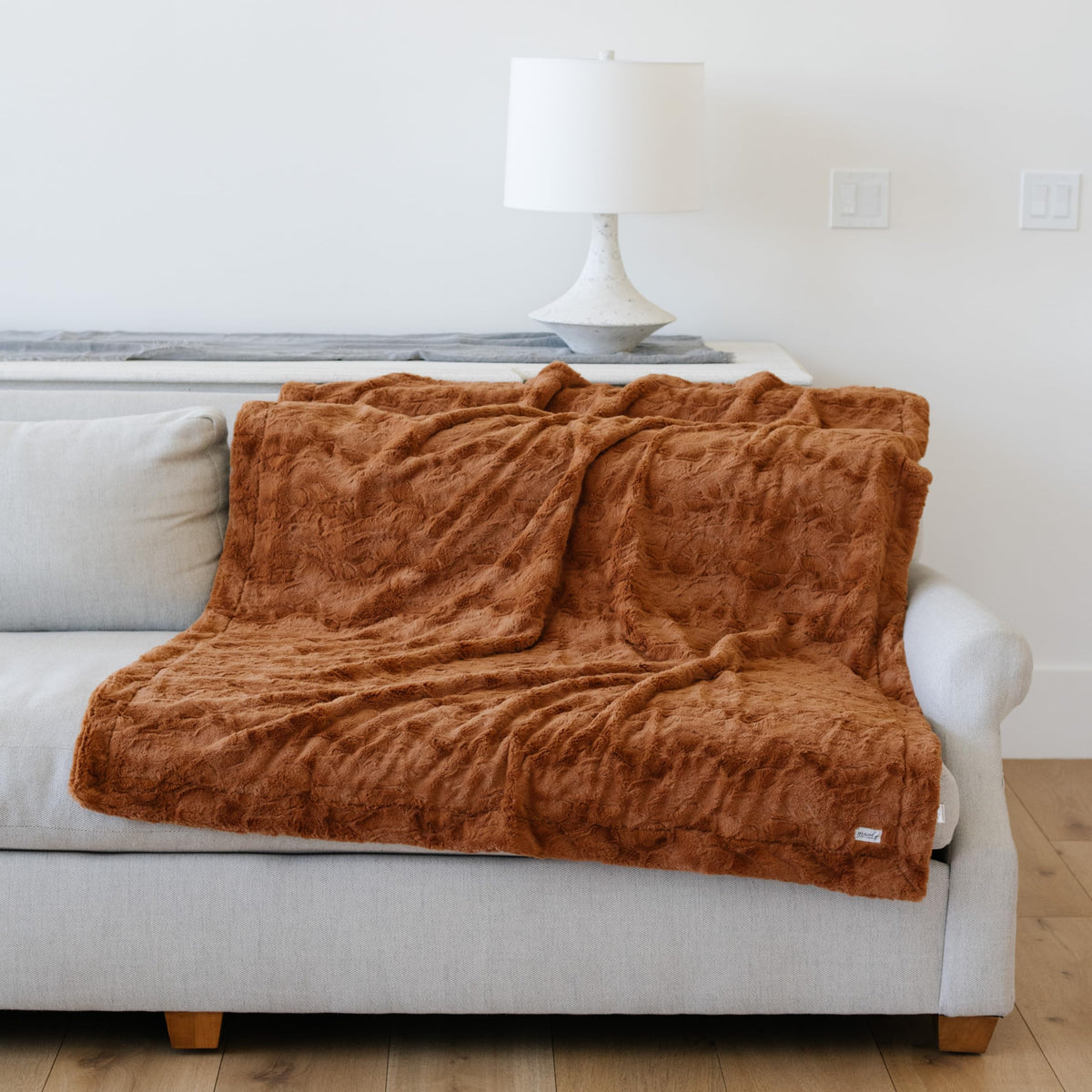 Graced Soft Luxuries Throw Blanket Faux Fur Large Warm Cozy Comfy Cuddly Super Soft Throws For Couch, Sofa, Bed, Living Room, Tr