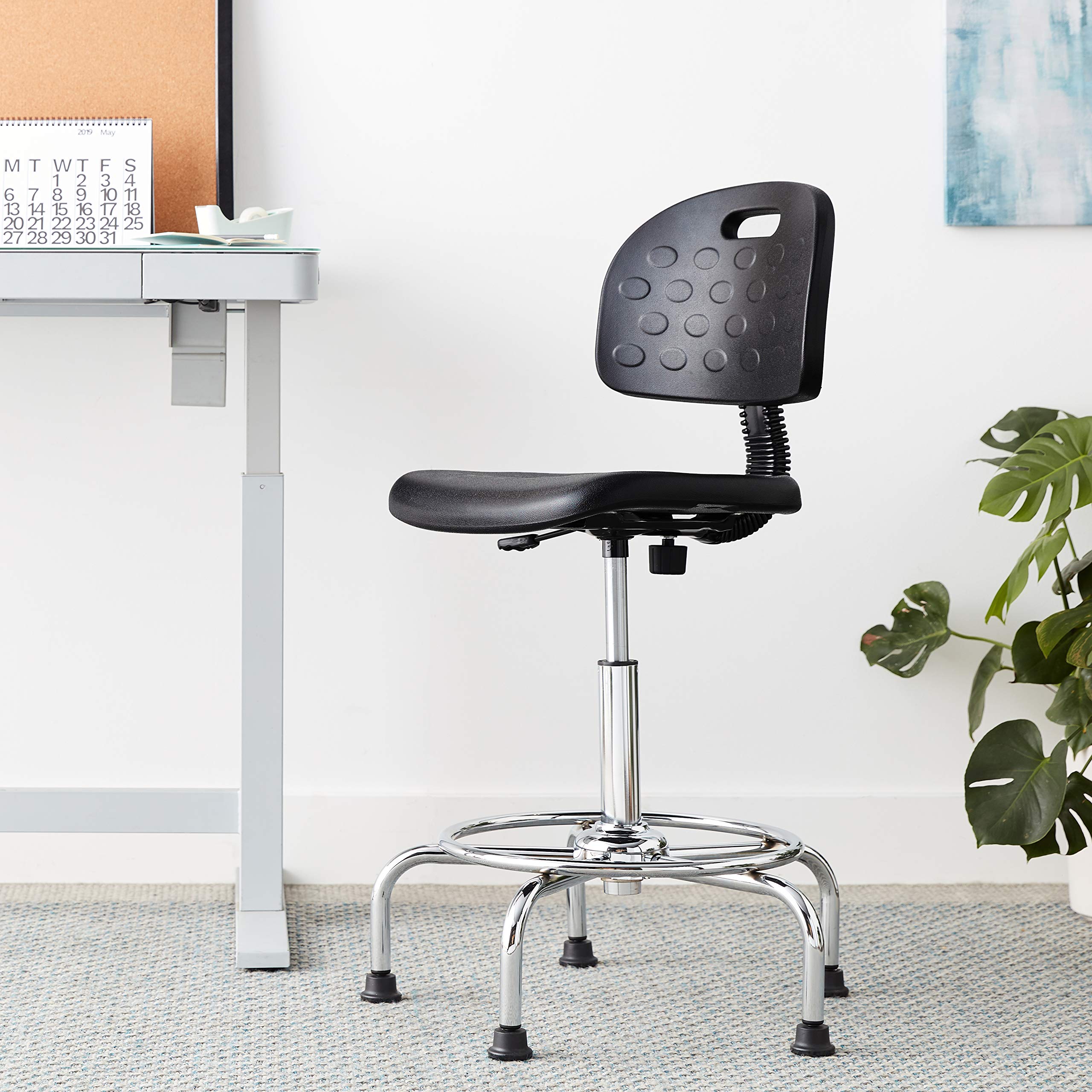 WorkFit Economy Industrial Chair Black