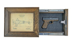 American Furniture Classics Model 8X10Dw8 Picture Frame With Hidden, Locking Gun Concealment Feature
