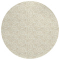 Addison Rugs Surfside Asr41 Beige 8' X 8' Indoor Outdoor Round Rug, Easy Clean, Machine Washable, Non Shedding, Bedroom, Living Room, Dining Room, Kitchen, Patio Rug