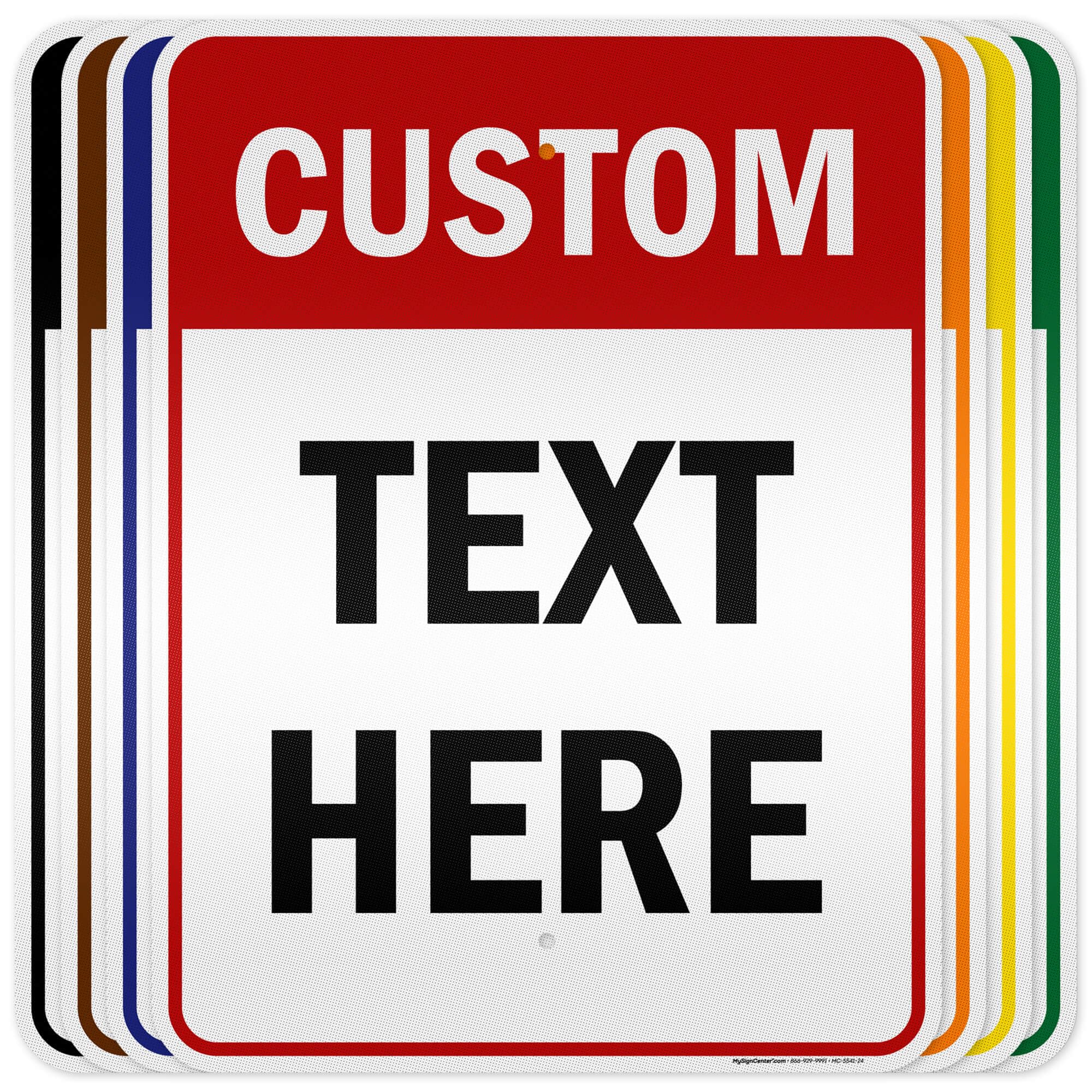 Custom Sign, Custom Sign For Business, Indoor/Outdoor Use. 18X24 Inches, 3M Egp Reflective, Rust Free .080 Aluminum, Fade Resist