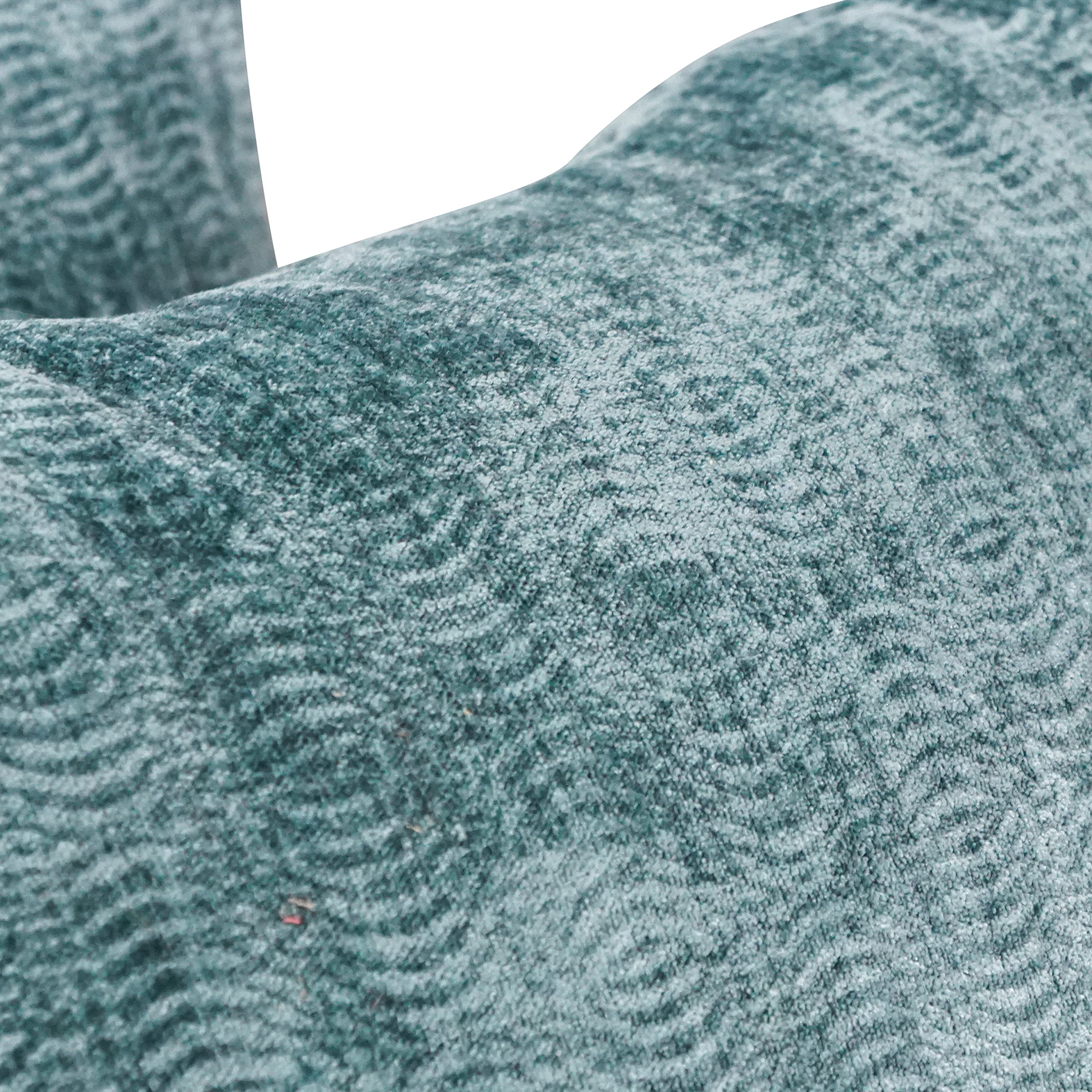 Blazing Needles Square Polyester Jacquard Throw Pillows, 17&quot;, Reverber Lagoon 4 Count