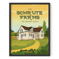 HAUS AND HUES The Office Poster, Dwight Schrute, Wall Art, Funny, TV Show, 12x16 Unframed