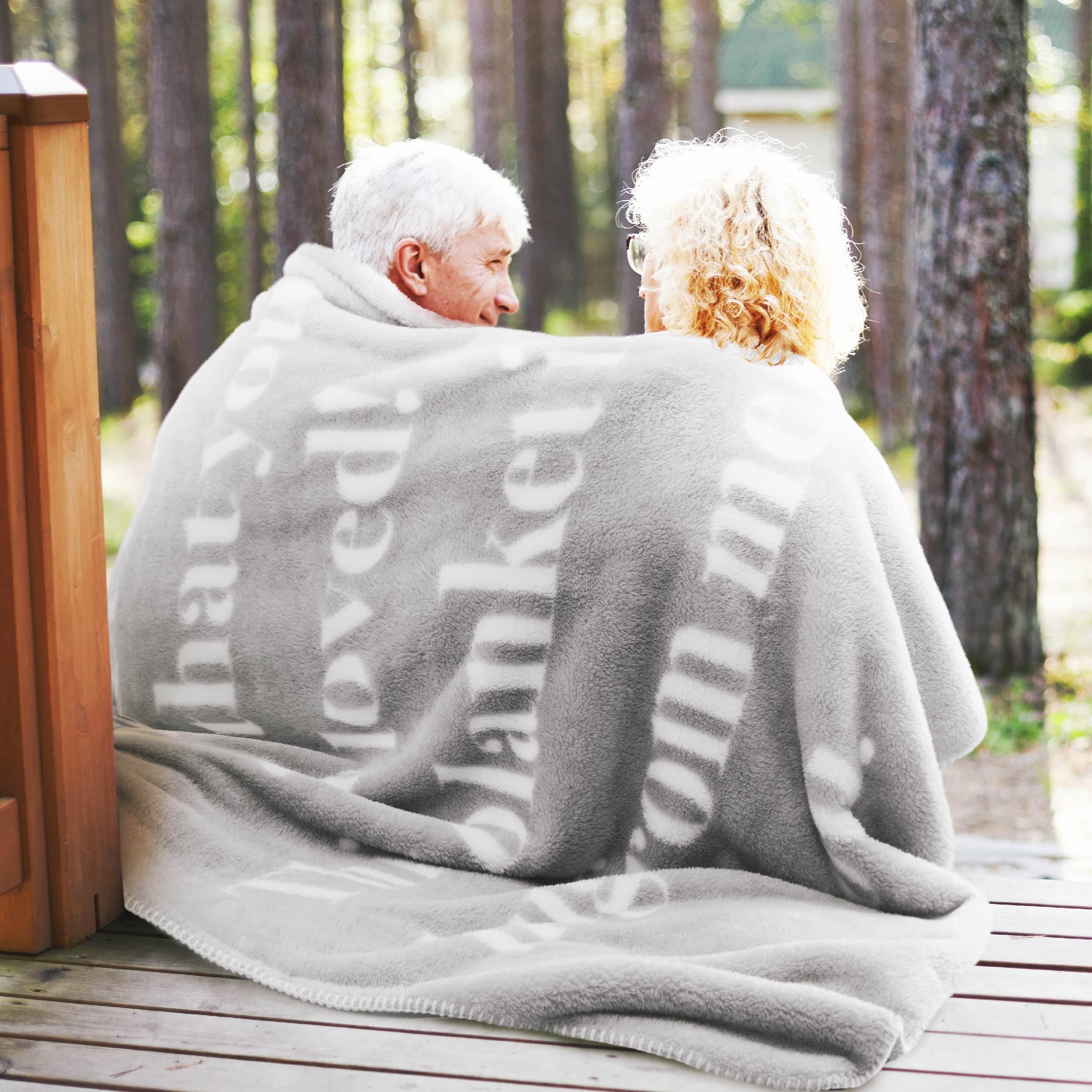 Bedsure Healing Blanket- After Surgery Blanket With Inspirational Words Get Well Gifts For Women Men Thinking Of You Gifts Soft