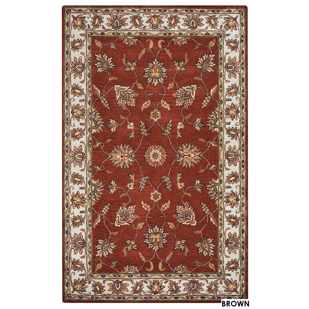 Rizzy Home Alora Decor Sareena 2'6" X 8' Border Rust/Taupe/Sage/Tan/Khaki Area Rug