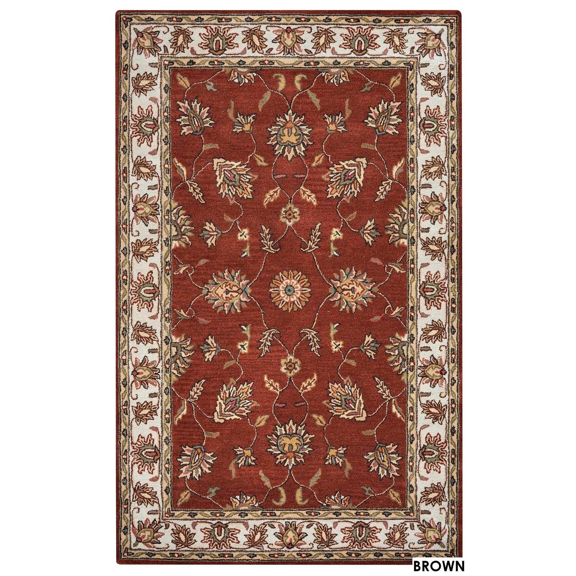 Rizzy Home Alora Decor Sareena 2'6" X 8' Border Rust/Taupe/Sage/Tan/Khaki Area Rug