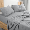 Utopia Bedding King Sheet Set - Jersey Knit Sheets 4 Piece- Cotton Jersey Sheets - Soft T-Shirt Stretchy Sheets (Heather Light G