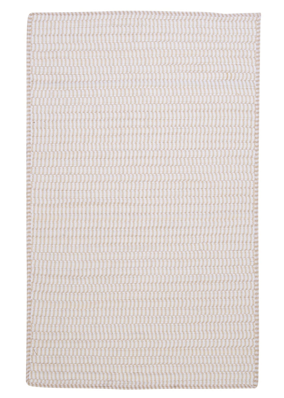 Ticking Stripe Rect Area Rug, 5 By 8-Feet, Canvas