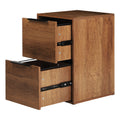 LUCYPAL Wooden File Cabinet 2 Drawer,Vertical Storage Filing Cabinet with Hanging Bars for Letter Size,File Storage Cabinet Used